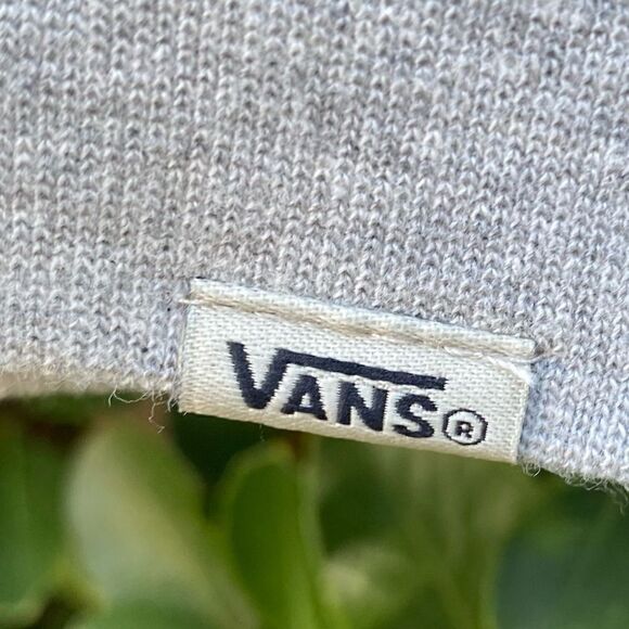Vans Light Gray & Burgundy Logo Sweatshirt. Size Large. EUC! - Picture 4 of 5